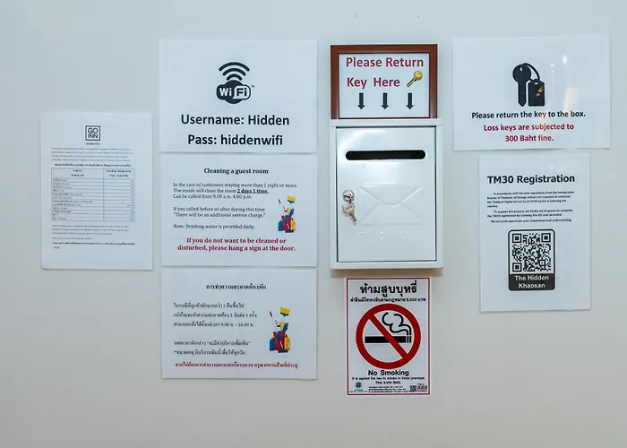 เดอะ ฮิดเด้น ตรอก ข้าวสาร The Hidden Khaosan Lejlighed *